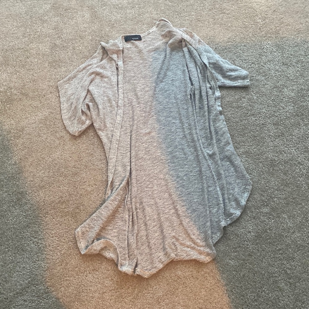 Grey cardigan